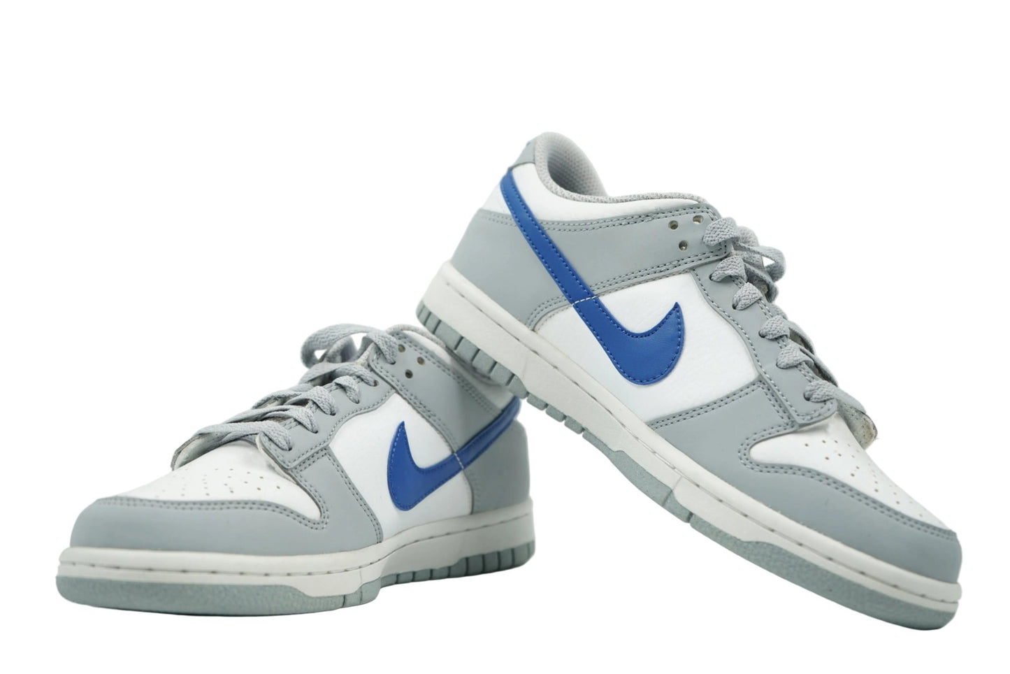 Dunk Low Mini Swoosh Wolf Grey Royal Blue - Nike - SecondPlace