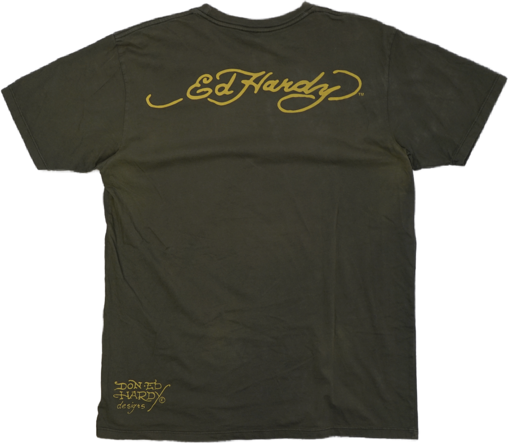 Ed Hardy Snake Green T-Shirt