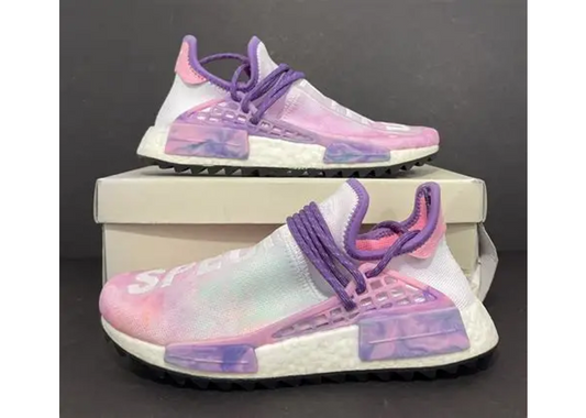 Adidas NMD HU Pharrell Human Race Holi Festival Pink Glow