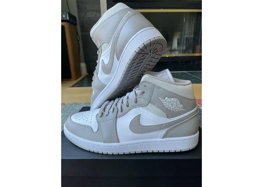 Air Jordan 1 Mid Linen