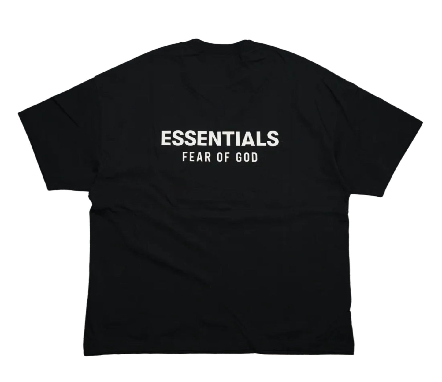 Fear Of God Essentials Jet Black T-Shirt - Essentials - SecondPlace