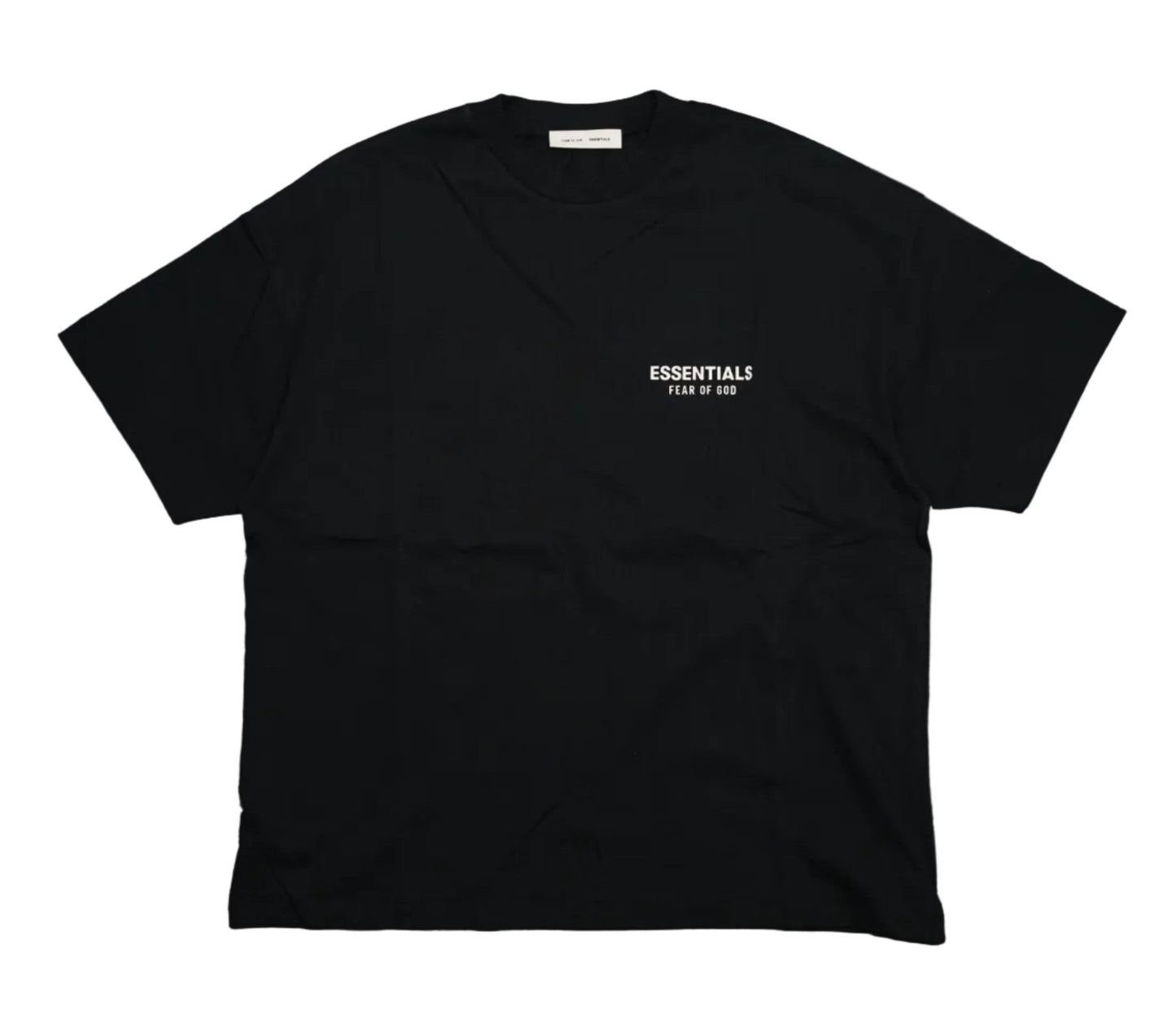 Fear Of God Essentials Jet Black T-Shirt - Essentials - SecondPlace