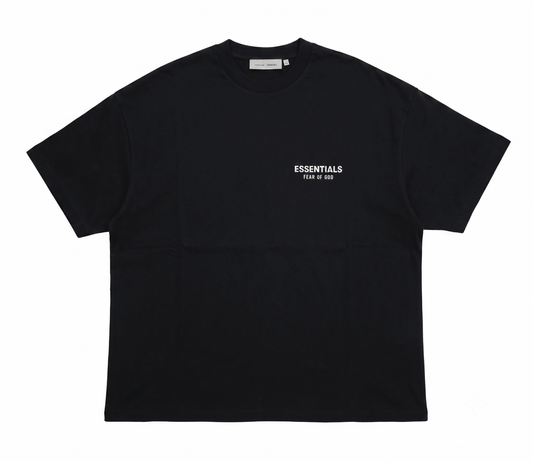 Fear Of God Essentials Jet Black T-Shirt - Essentials - SecondPlace