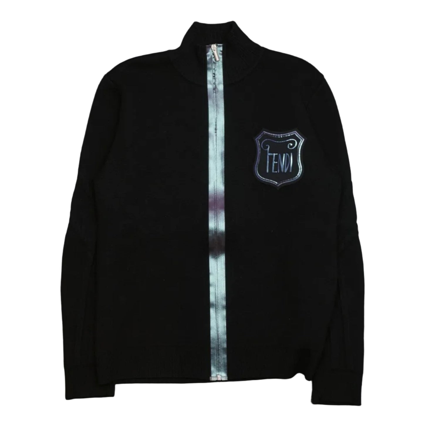 Fendi Black/Purple Zip Jumper - Fendi - SecondPlace