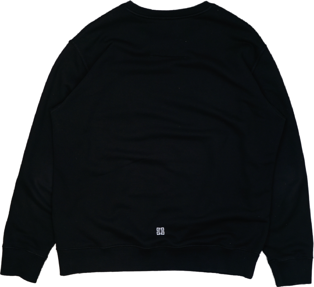 Givenchy Black Text Black Crewneck