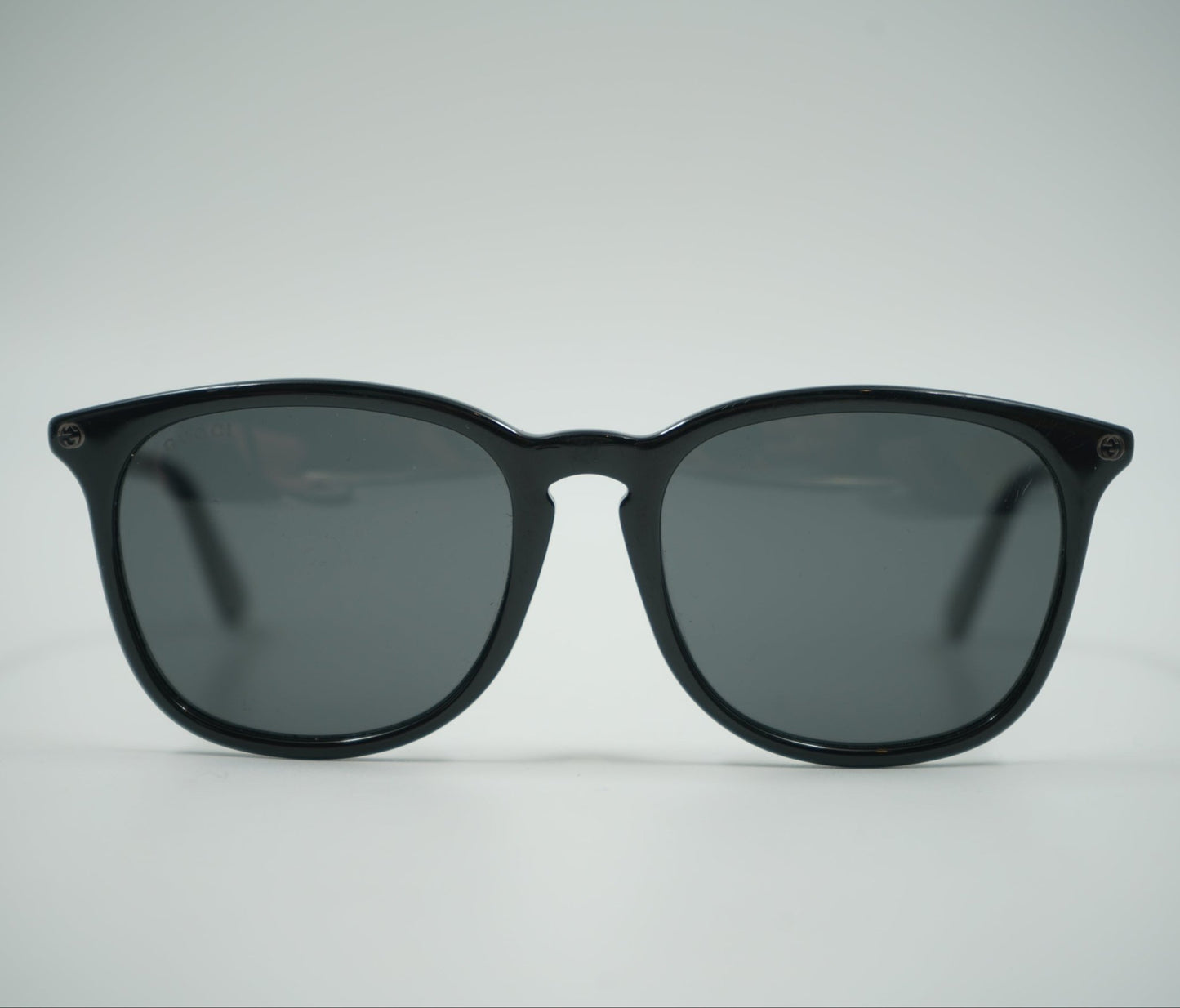 Gucci Bee Logo Shiny Black Sunglasses - Gucci - SecondPlace