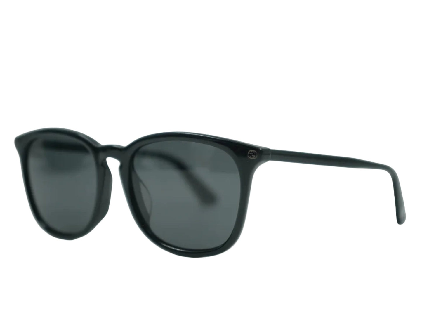 Gucci Bee Logo Shiny Black Sunglasses - Gucci - SecondPlace