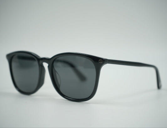 Gucci Bee Logo Shiny Black Sunglasses - Gucci - SecondPlace