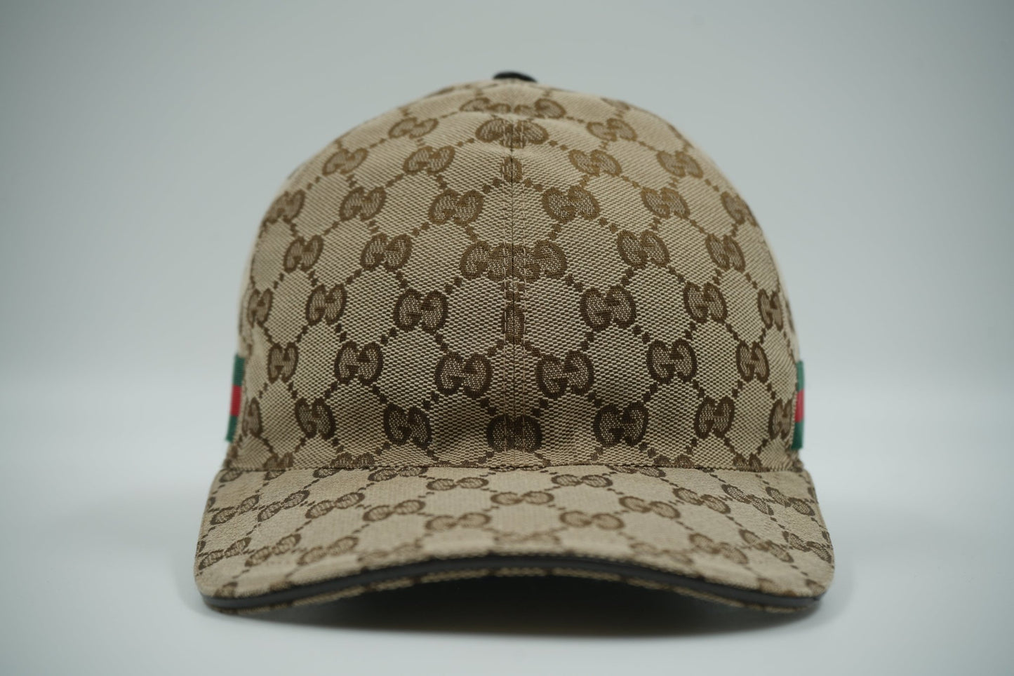 Gucci Beige Canvas GG Logo Cap - Gucci - SecondPlace