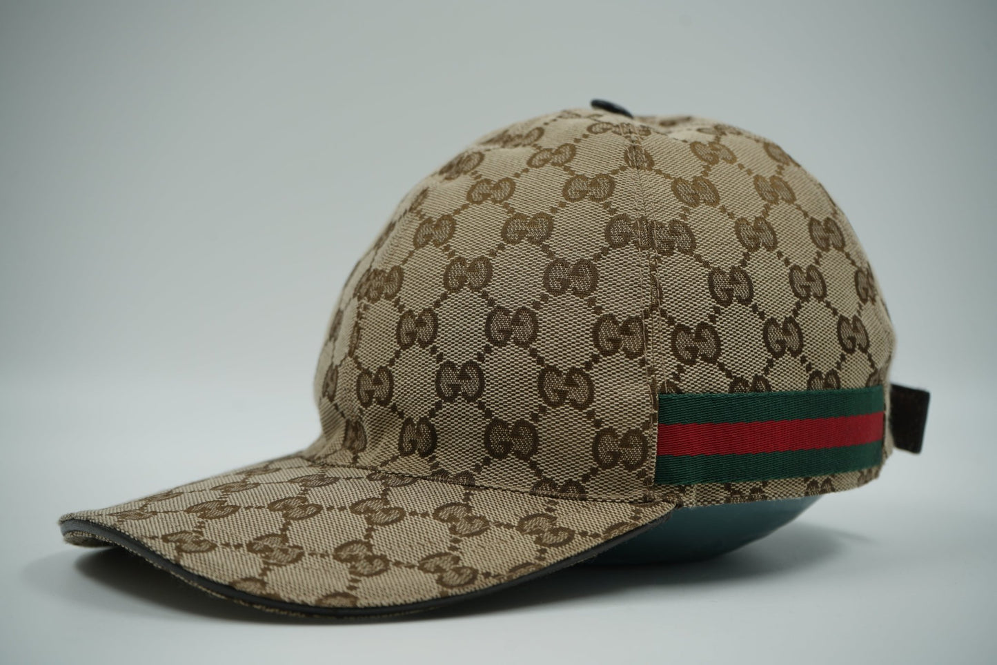 Gucci Beige Canvas GG Logo Cap - Gucci - SecondPlace