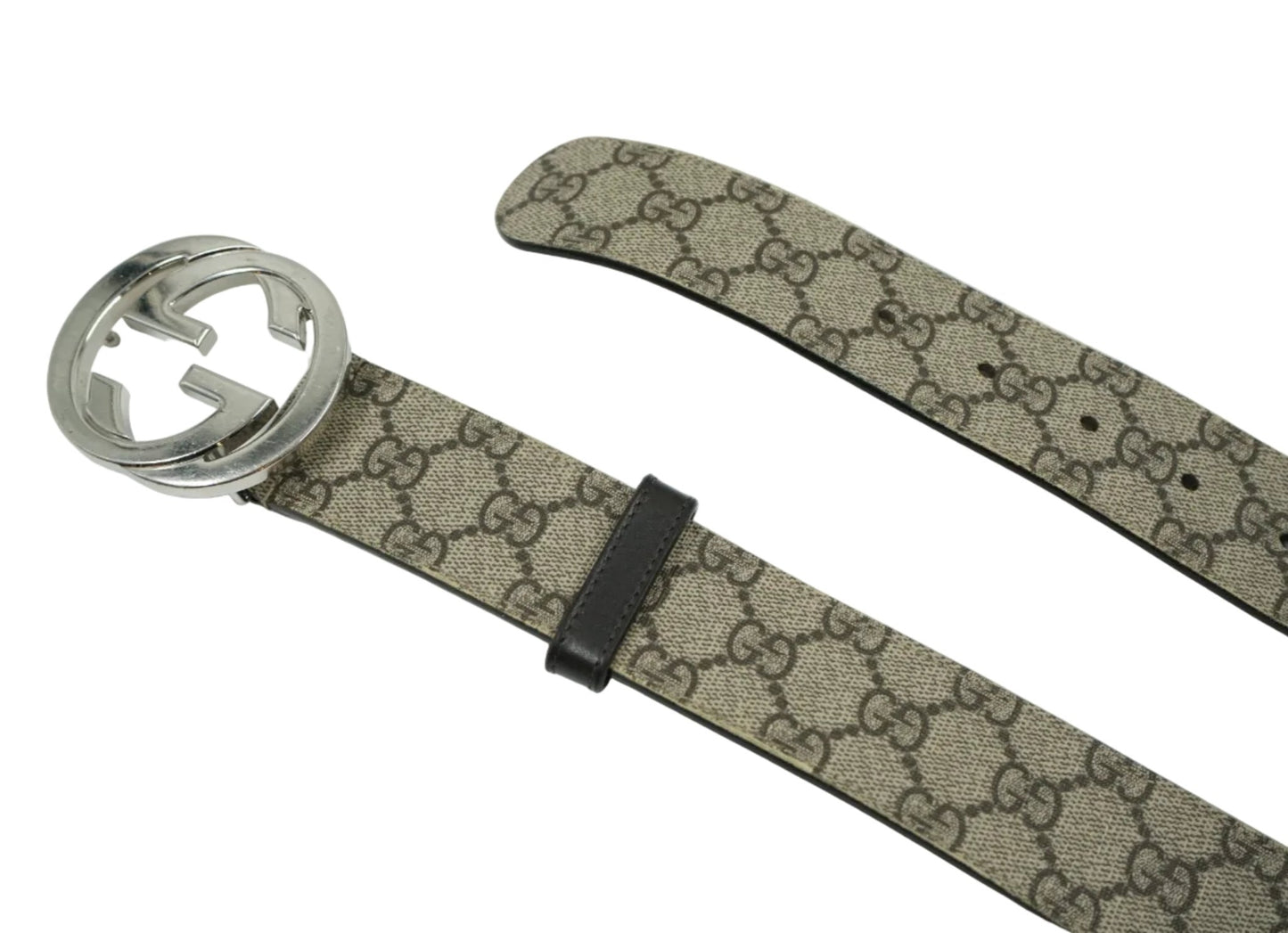 Gucci GG Logo Monogram Beige Belt - Gucci - SecondPlace