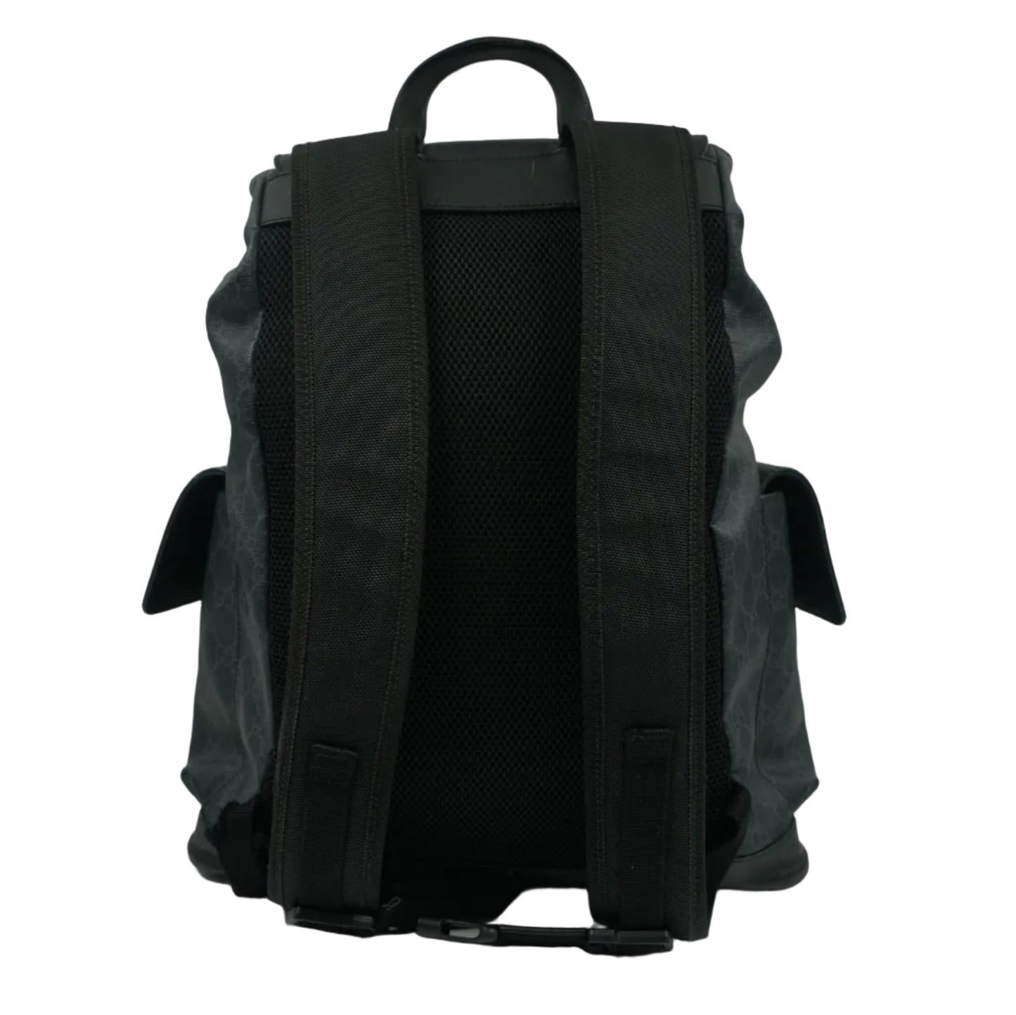 Gucci GG Supreme Canvas Black Backpack - Gucci - SecondPlace