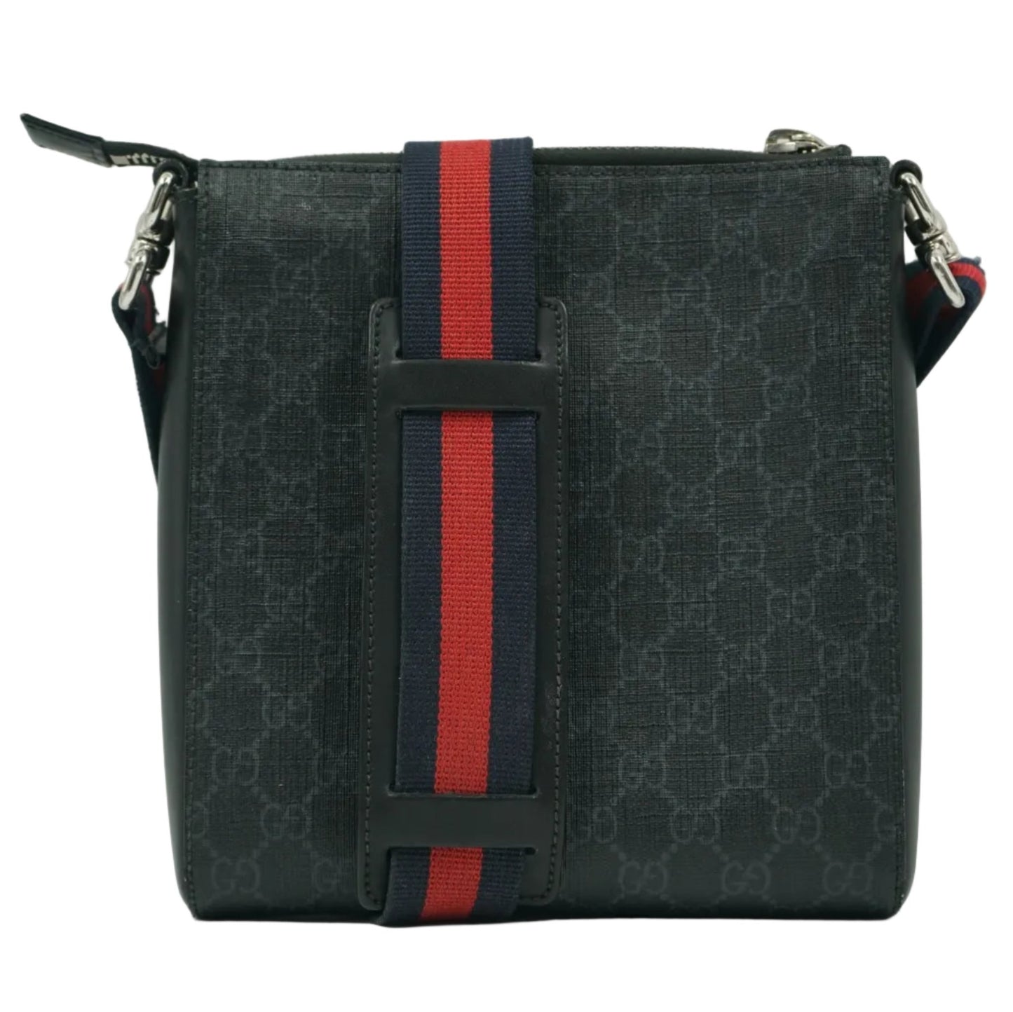 Gucci Night Courrier Messenger GG Supreme Black/Grey Shoulderbag - Gucci - SecondPlace