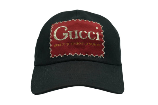 Gucci Quette Black Cap - Gucci - SecondPlace