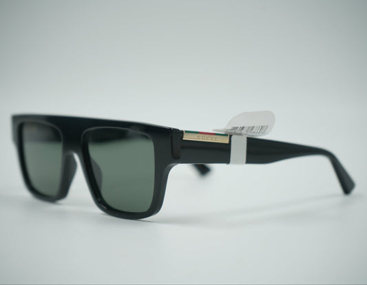 Gucci Rectangle Black Frame Sunglasses - Gucci - SecondPlace