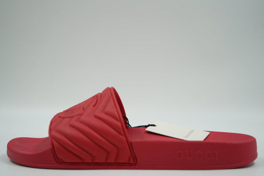 Gucci Red Slides - Gucci - SecondPlace