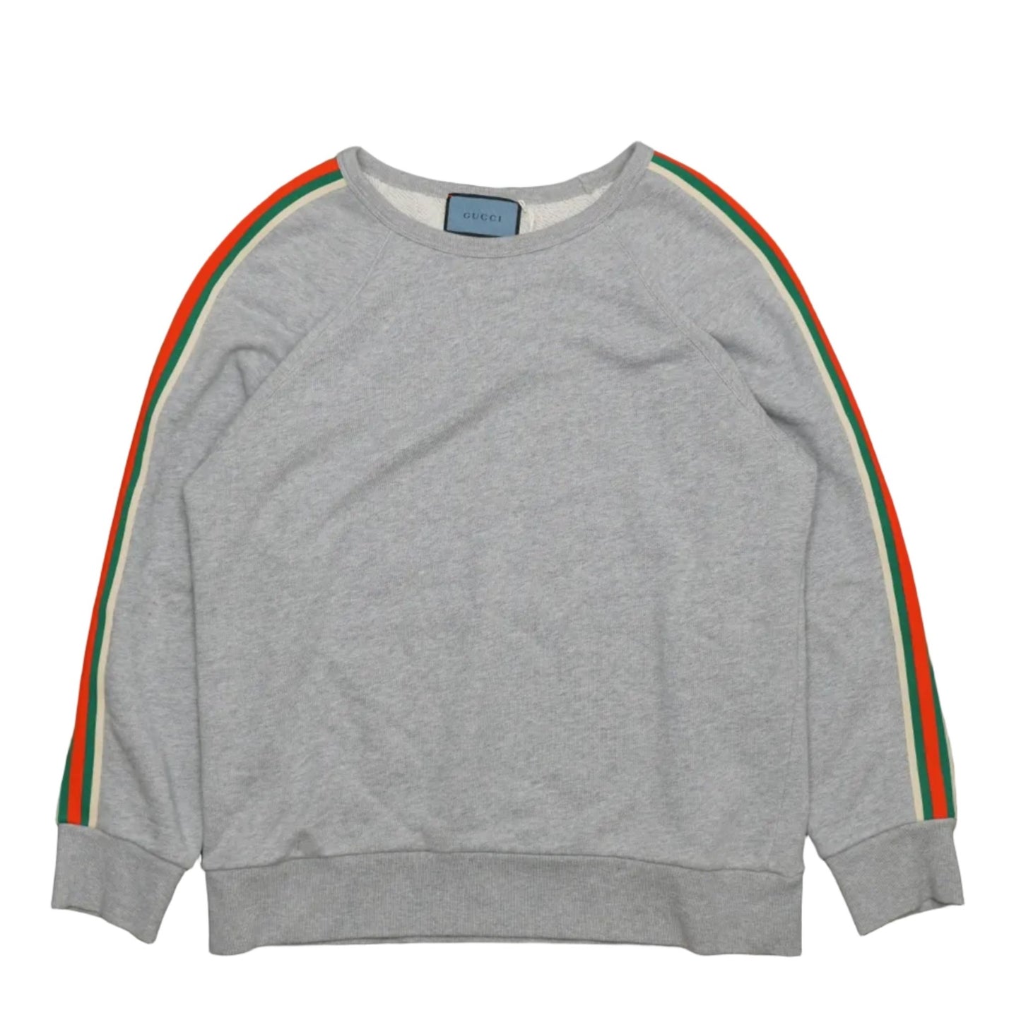 Gucci Red/Green Stripe Grey Sweatshirt - Gucci - SecondPlace