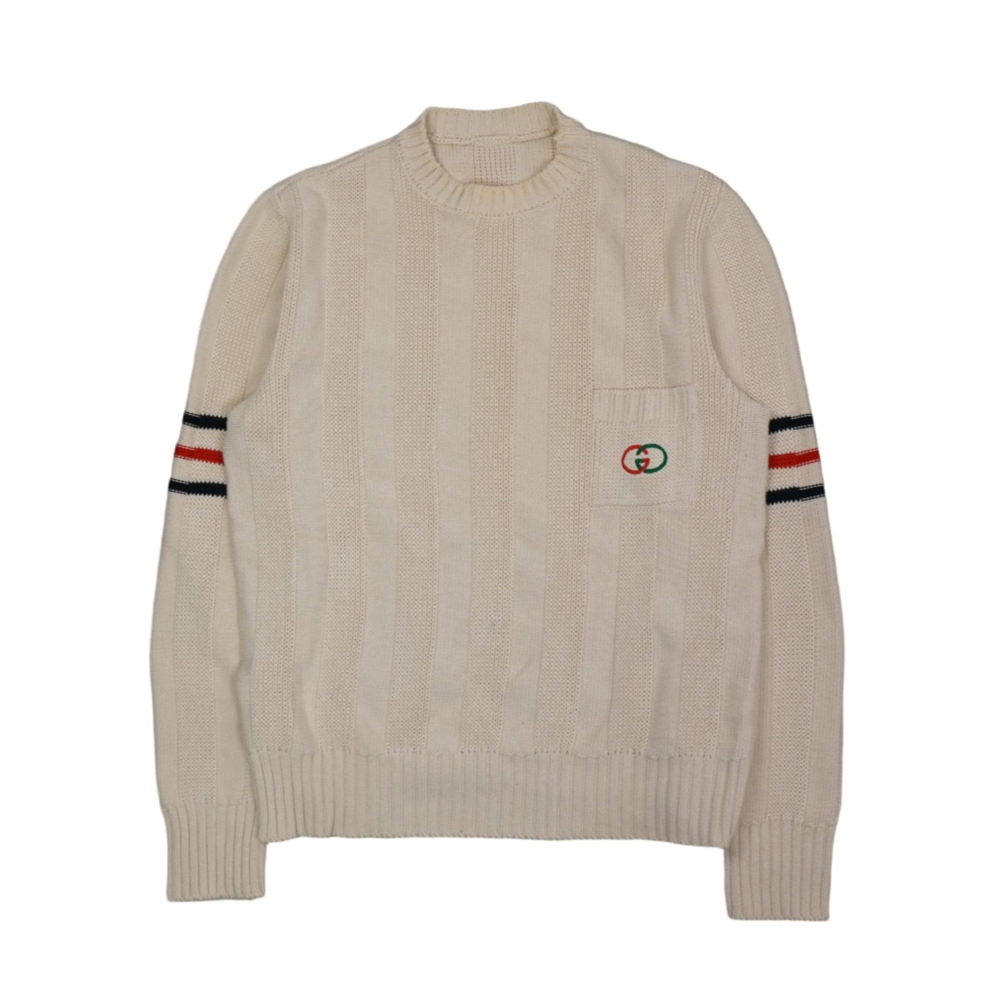 Gucci Tennis Logo Beige Knitwear Polo - Gucci - SecondPlace