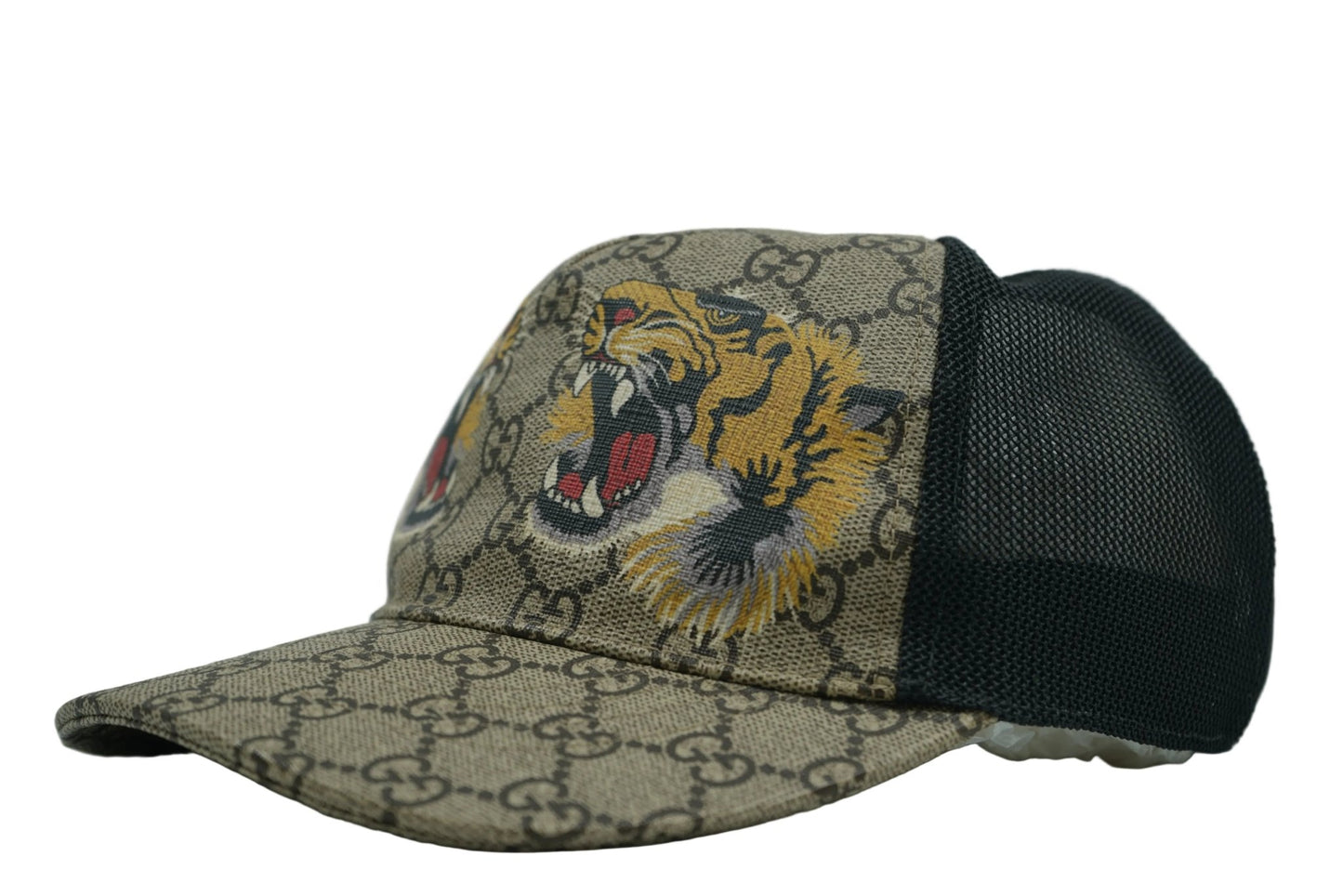 Gucci Tiger Beige GG Logo Cap - Gucci - SecondPlace