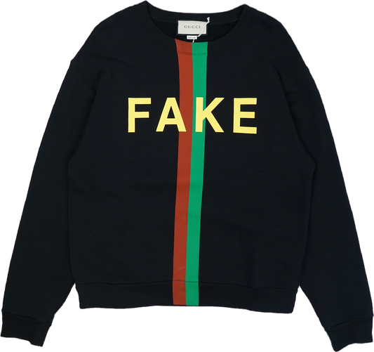 Gucci Not Fake Black Crewneck