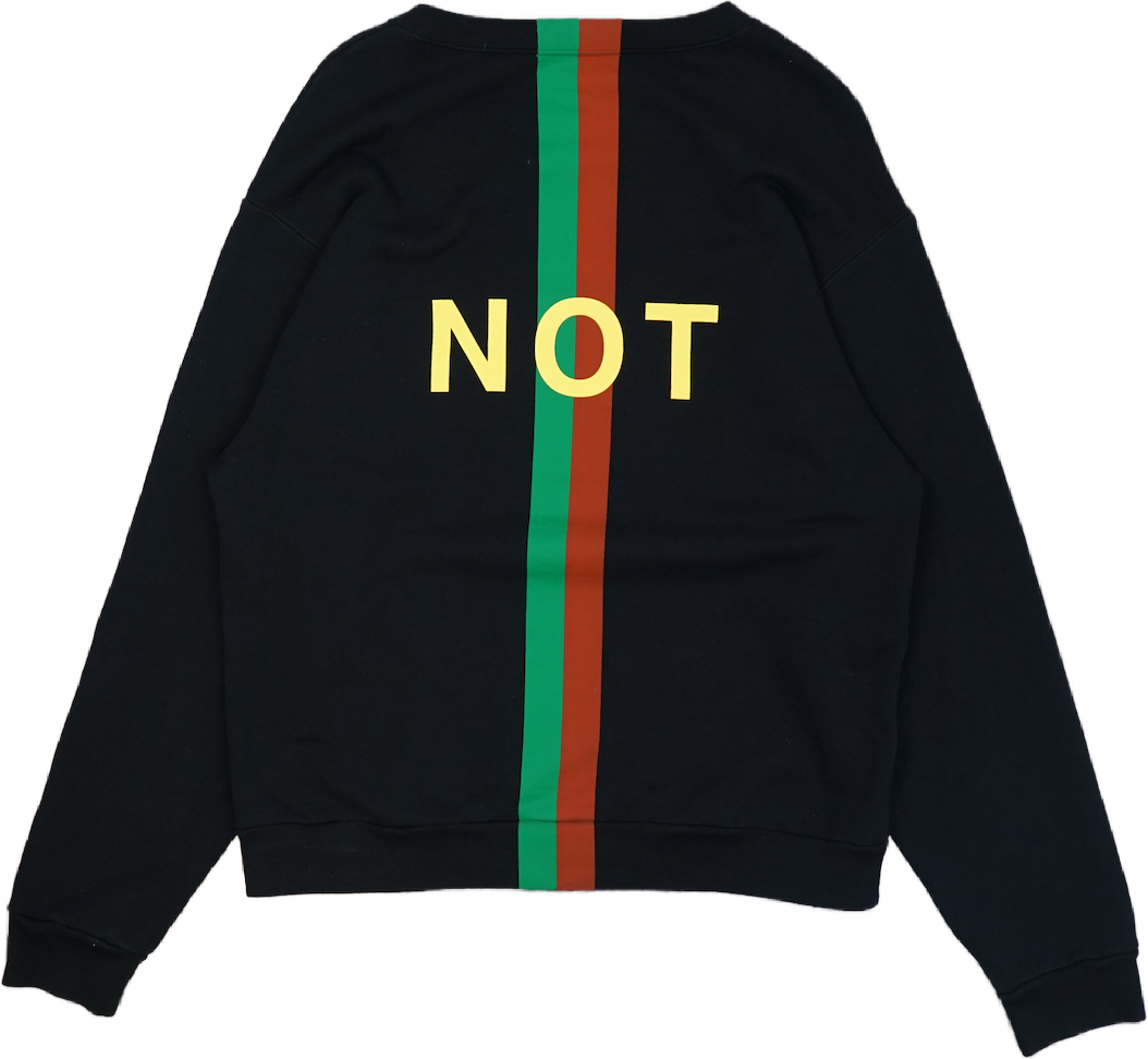 Gucci Not Fake Black Crewneck