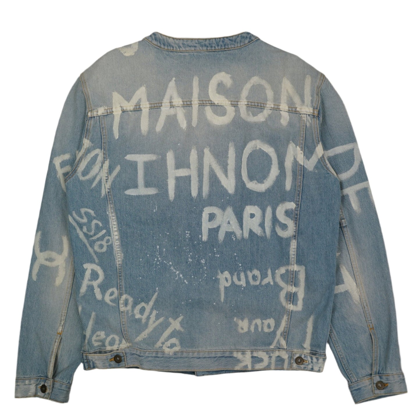 IH NOM UH NIT Graffiti Denim Jacket - IH NOM UH NIT - SecondPlace