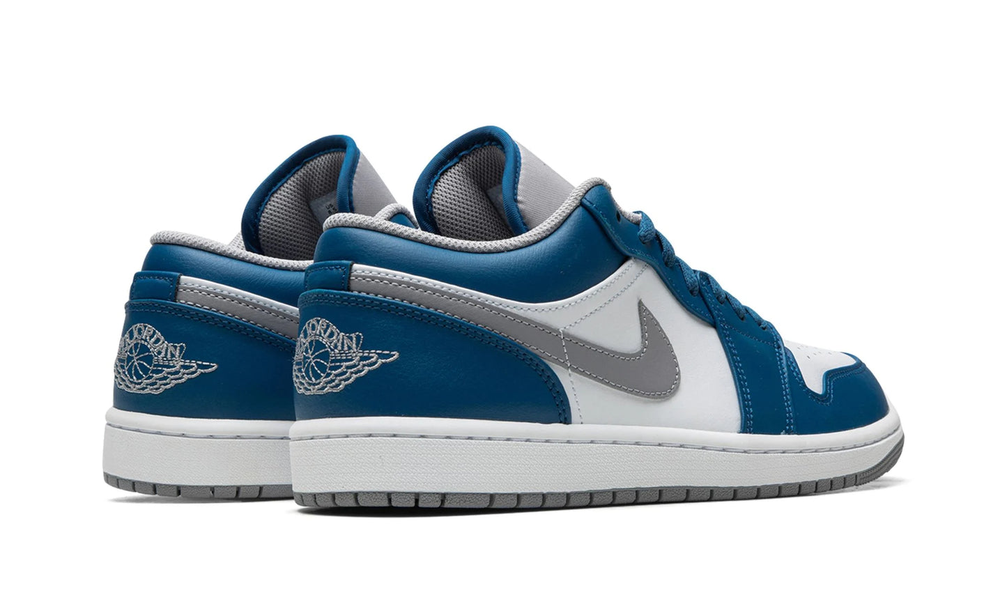 Air Jordan 1 Low True Blue Cement