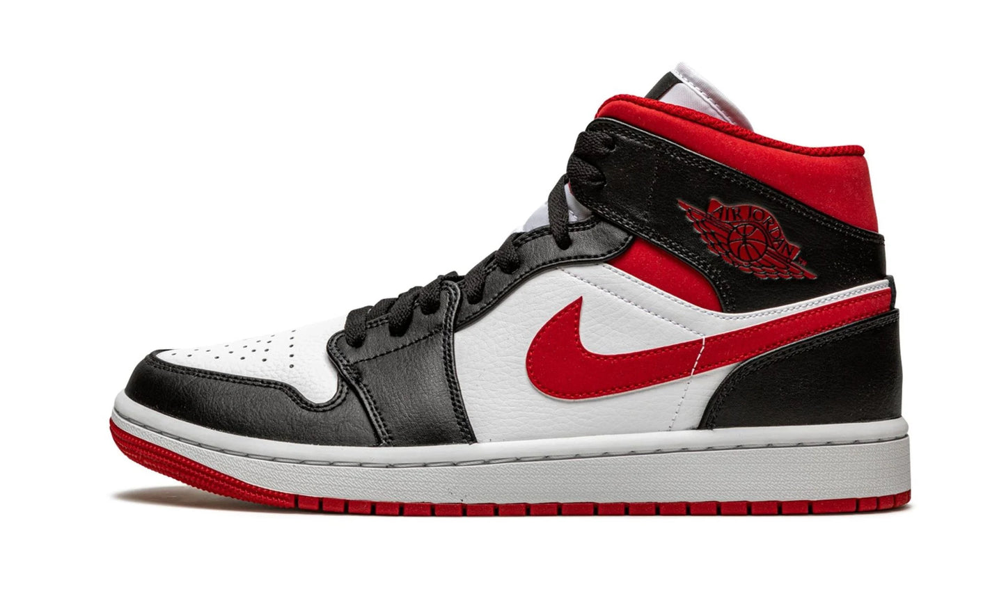 Air Jordan 1 Mid Black Gym Red