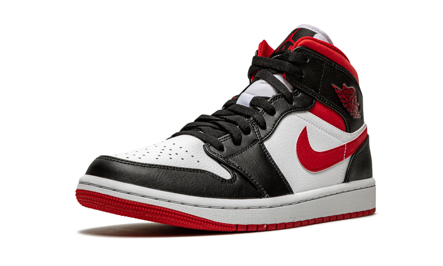 Air Jordan 1 Mid Black Gym Red