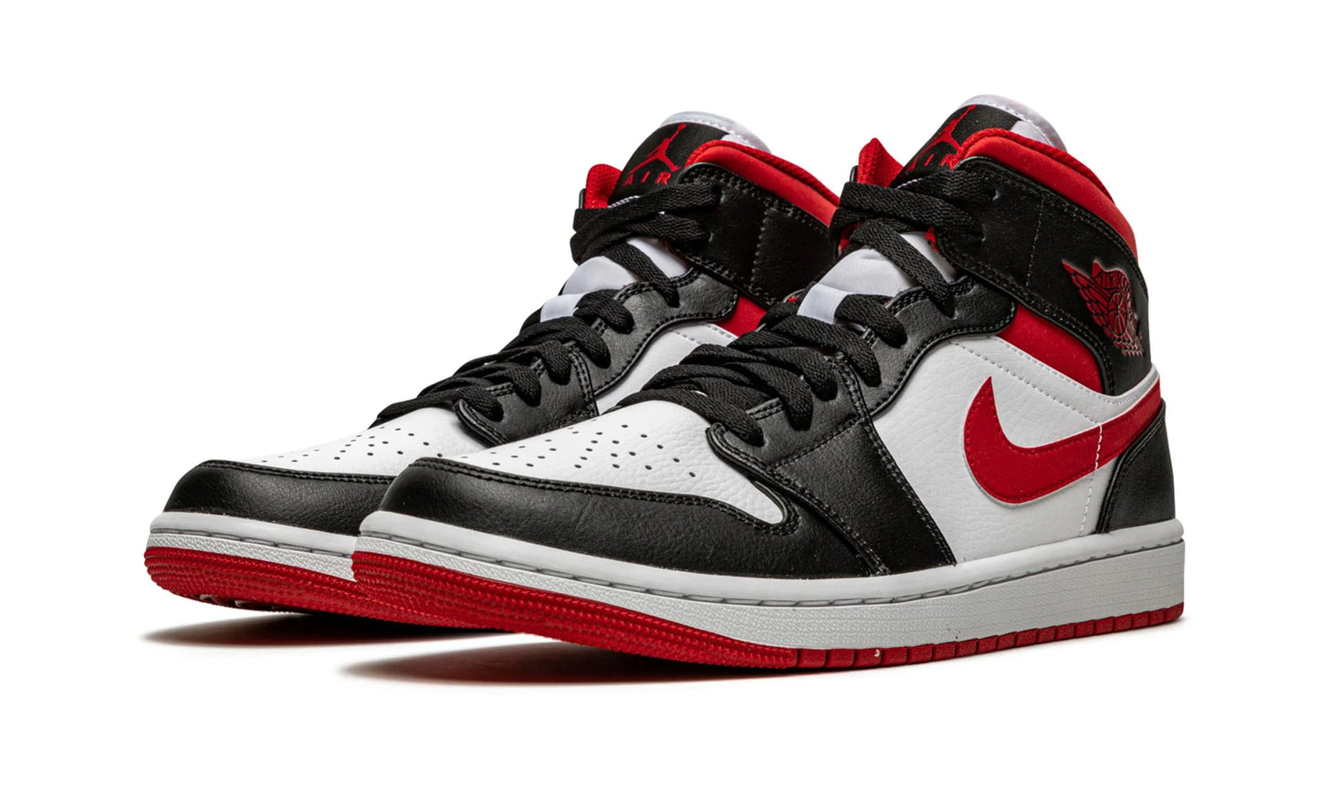 Air Jordan 1 Mid Black Gym Red