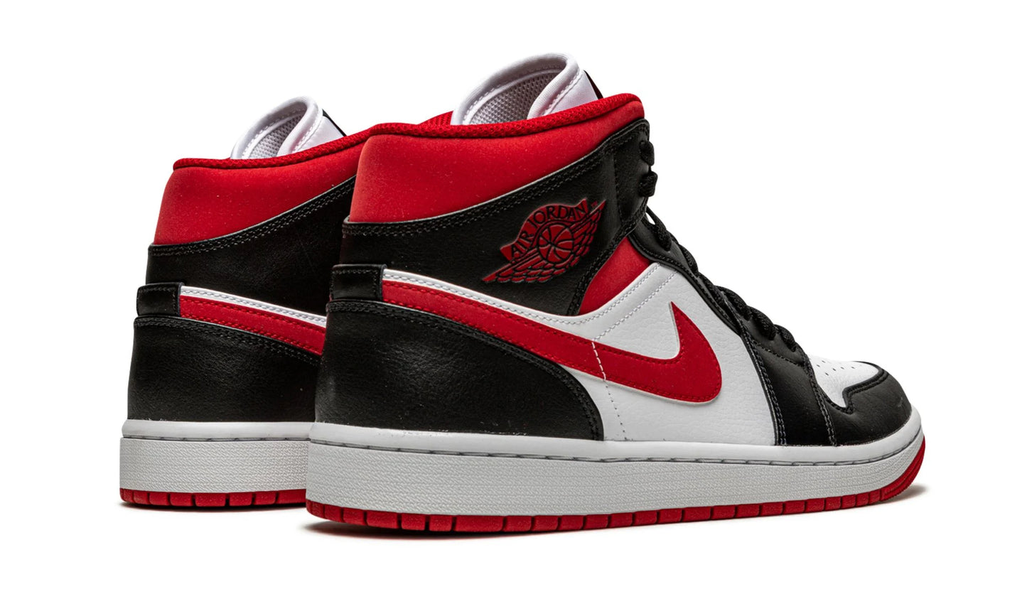 Air Jordan 1 Mid Black Gym Red