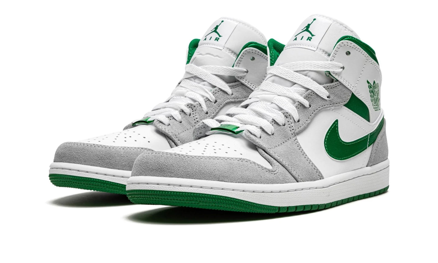 Air Jordan 1 Mid SE Grey Pine Green