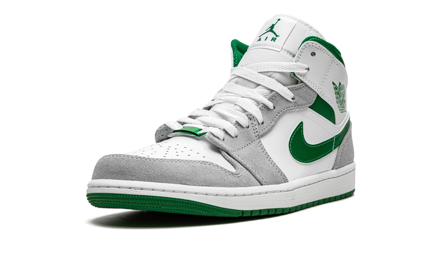 Air Jordan 1 Mid SE Grey Pine Green