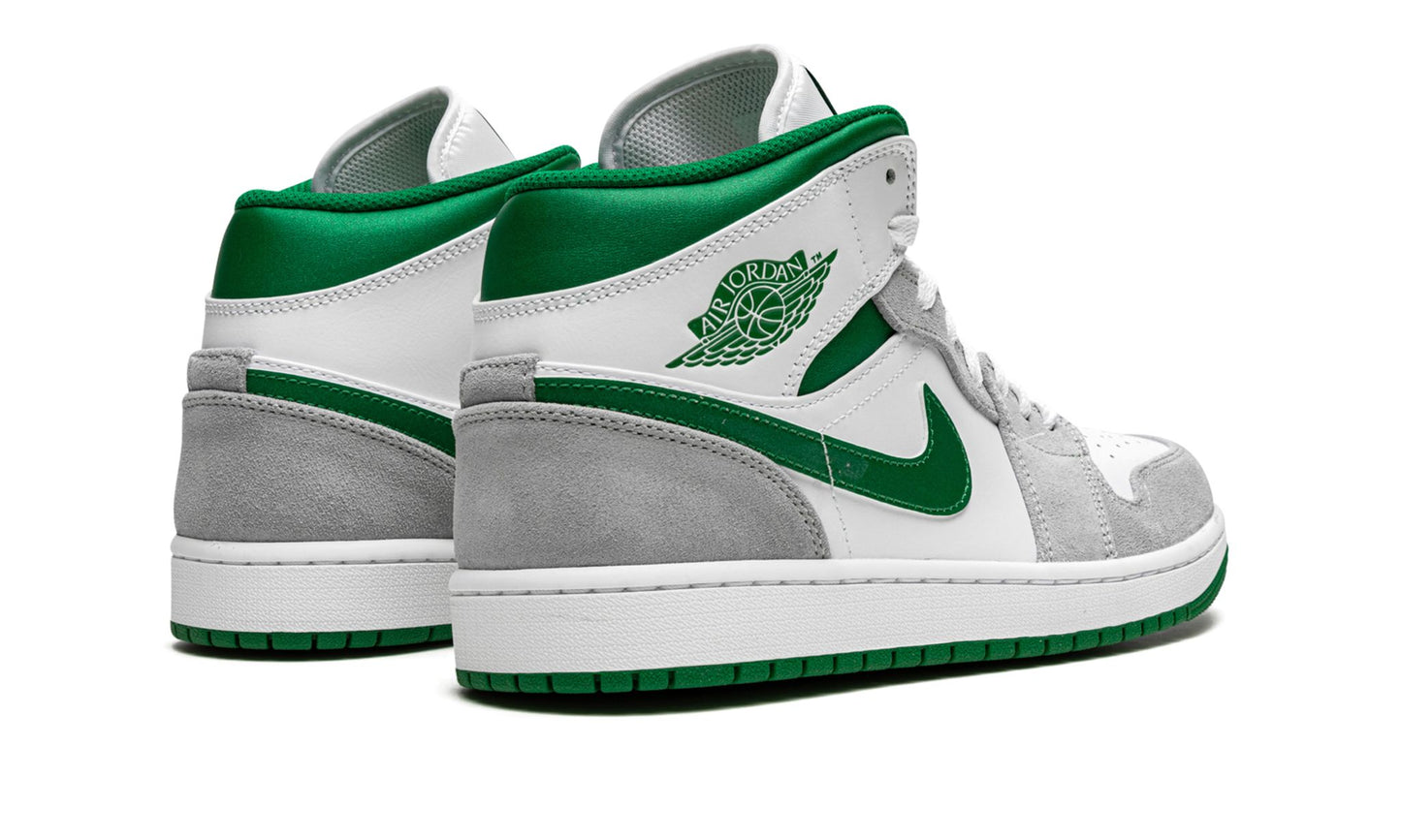 Air Jordan 1 Mid SE Grey Pine Green