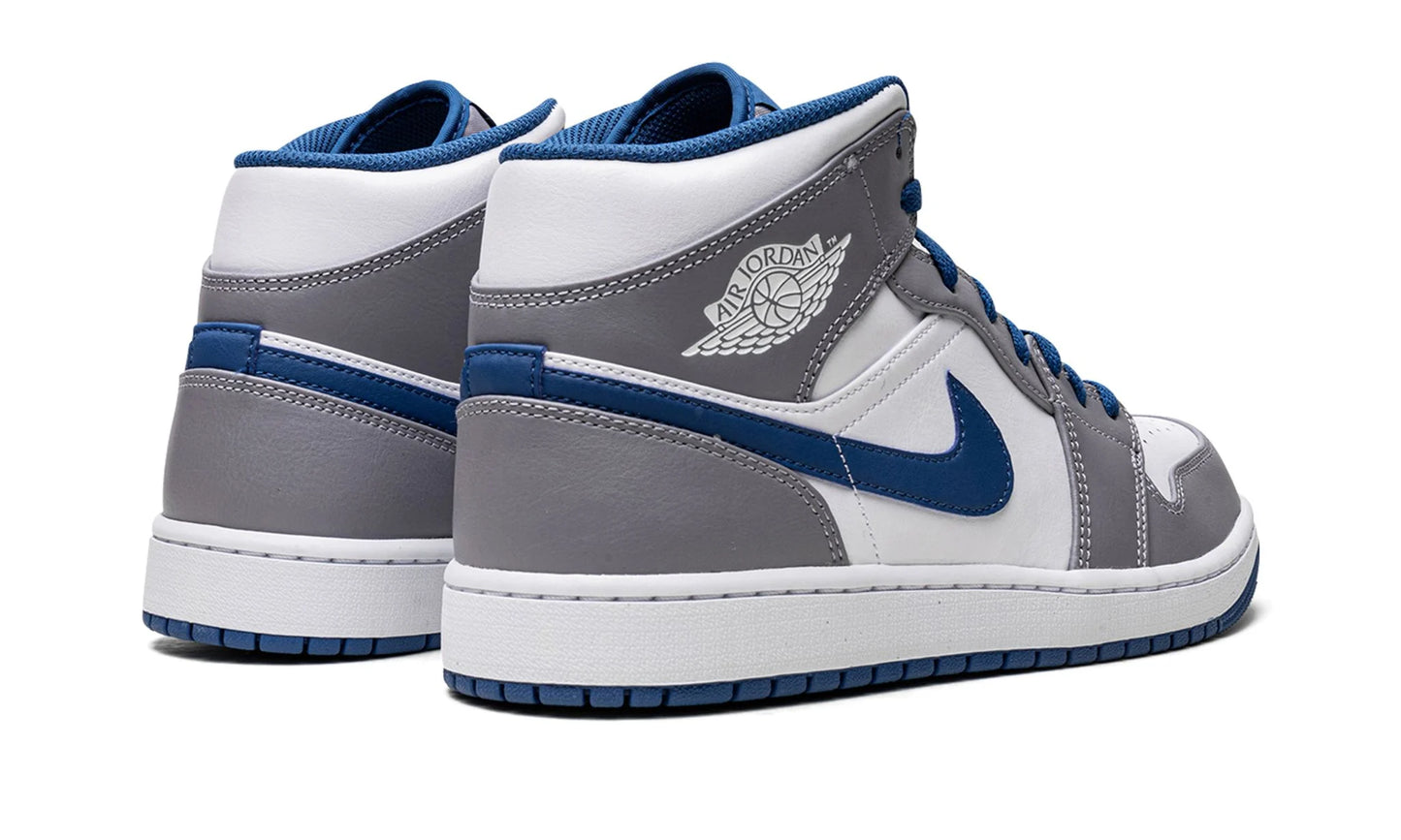 Air Jordan 1 Mid Cement True Blue – SecondPlace