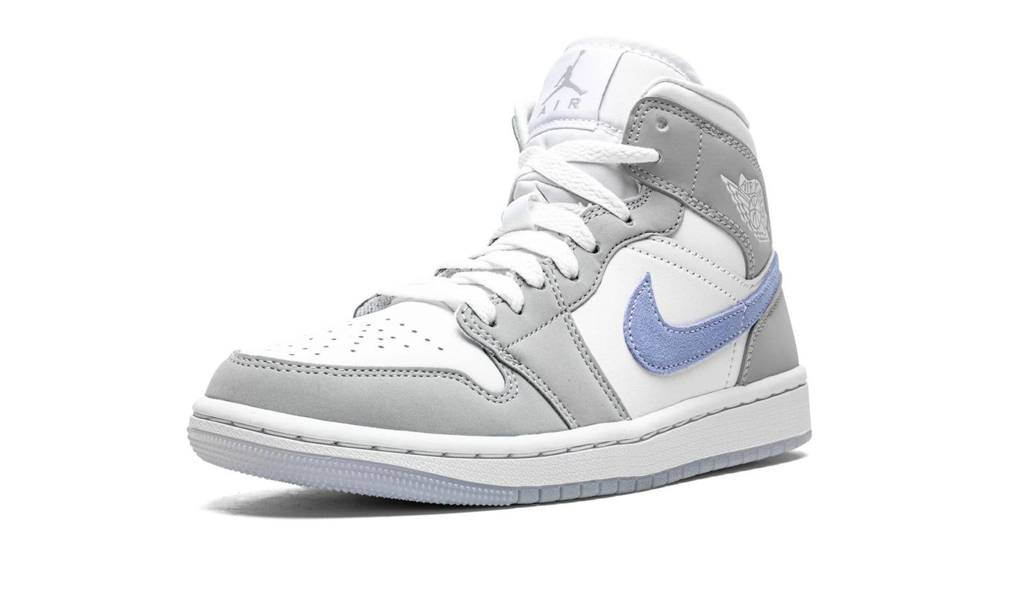 Air Jordan 1 Mid Wolf Grey Aluminum