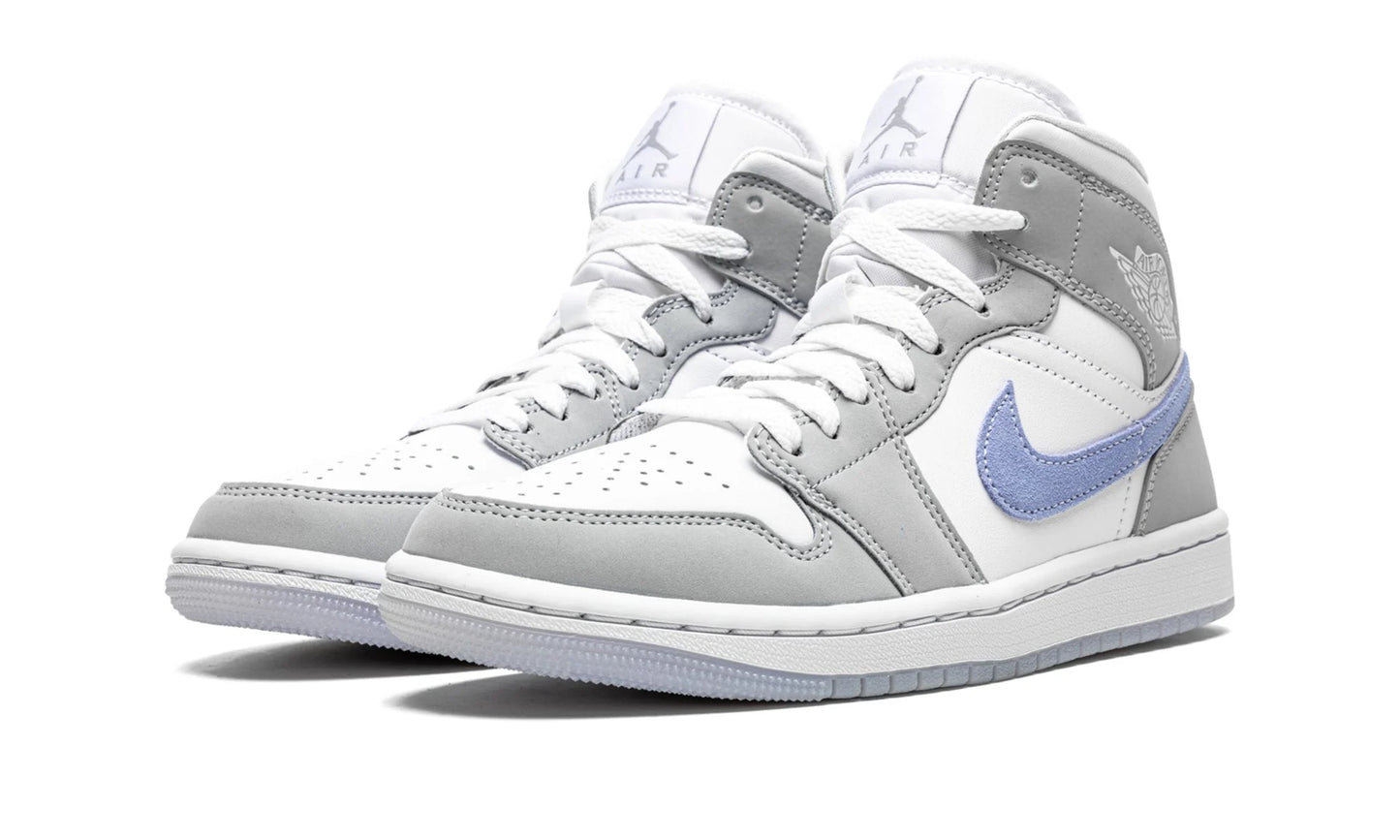 Air Jordan 1 Mid Wolf Grey Aluminum