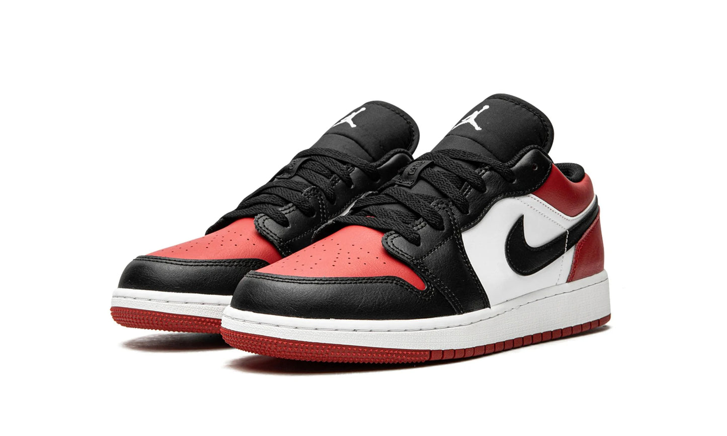 Air Jordan 1 Low GS Bred Toe