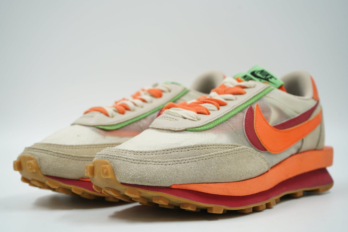 LD Waffle Sacai CLOT Kiss Of Death Net Orange Blaze - Nike - SecondPlace