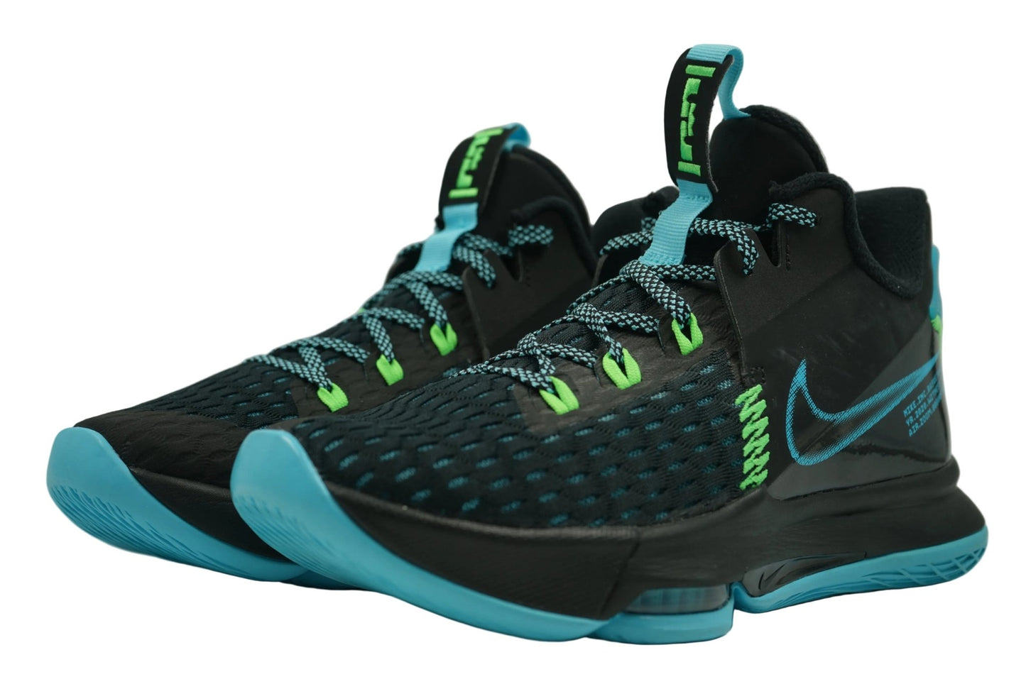 LeBron Witness 5 Black Light Blue Fury - Nike - SecondPlace