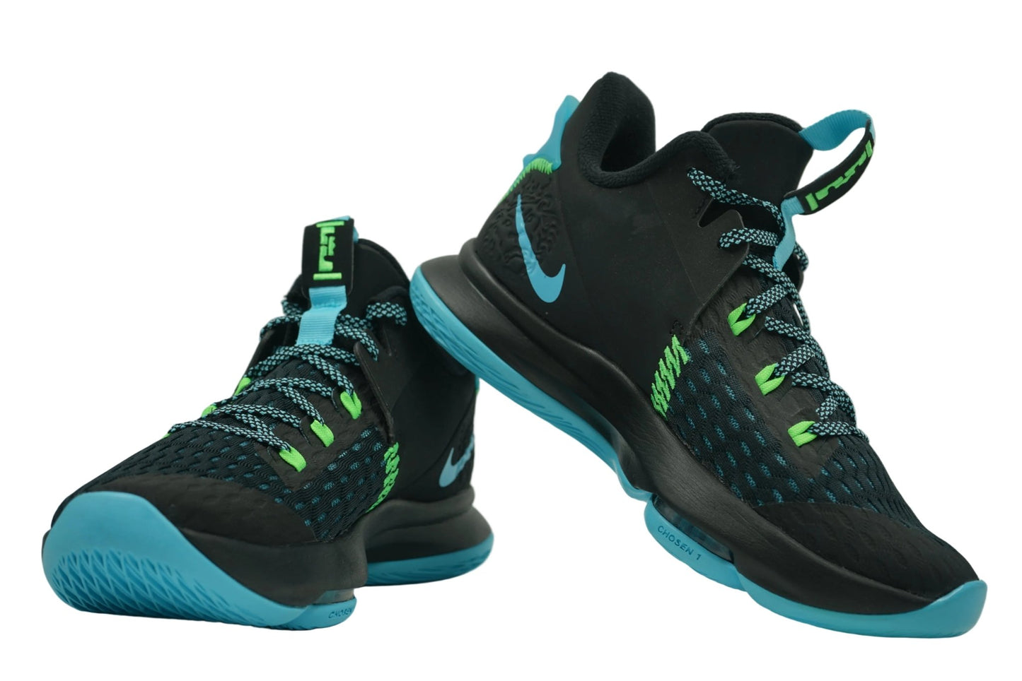 LeBron Witness 5 Black Light Blue Fury - Nike - SecondPlace