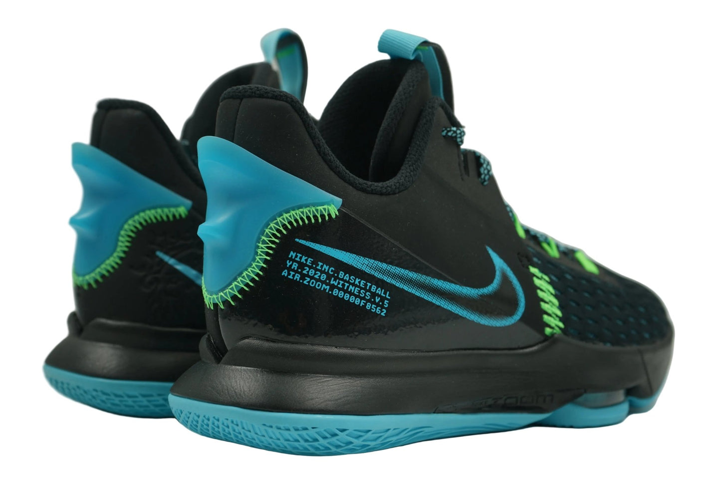 LeBron Witness 5 Black Light Blue Fury - Nike - SecondPlace