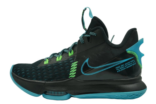 LeBron Witness 5 Black Light Blue Fury - Nike - SecondPlace