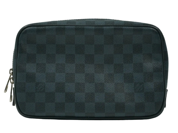 Louis Vuitton Navy Blue Toiletry Damier Graphite