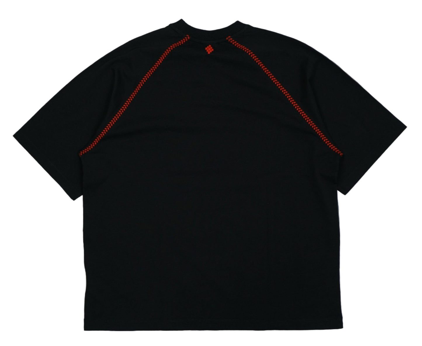 Marcelo Burlon Baseball Stitching County Logo Black T-Shirt - Marcelo Burlon - SecondPlace
