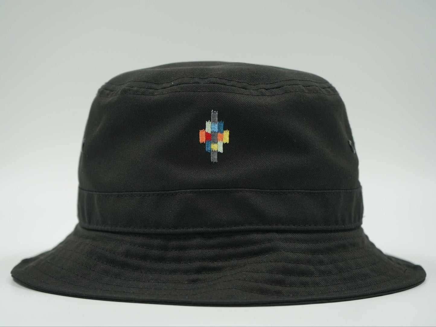 Marcelo Burlon Colorful Cross Black Bucket Hat - Marcelo Burlon - SecondPlace
