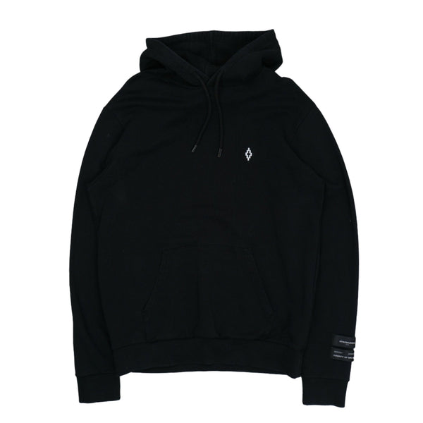 Marcelo Burlon Mini Chest Logo Black Hoodie