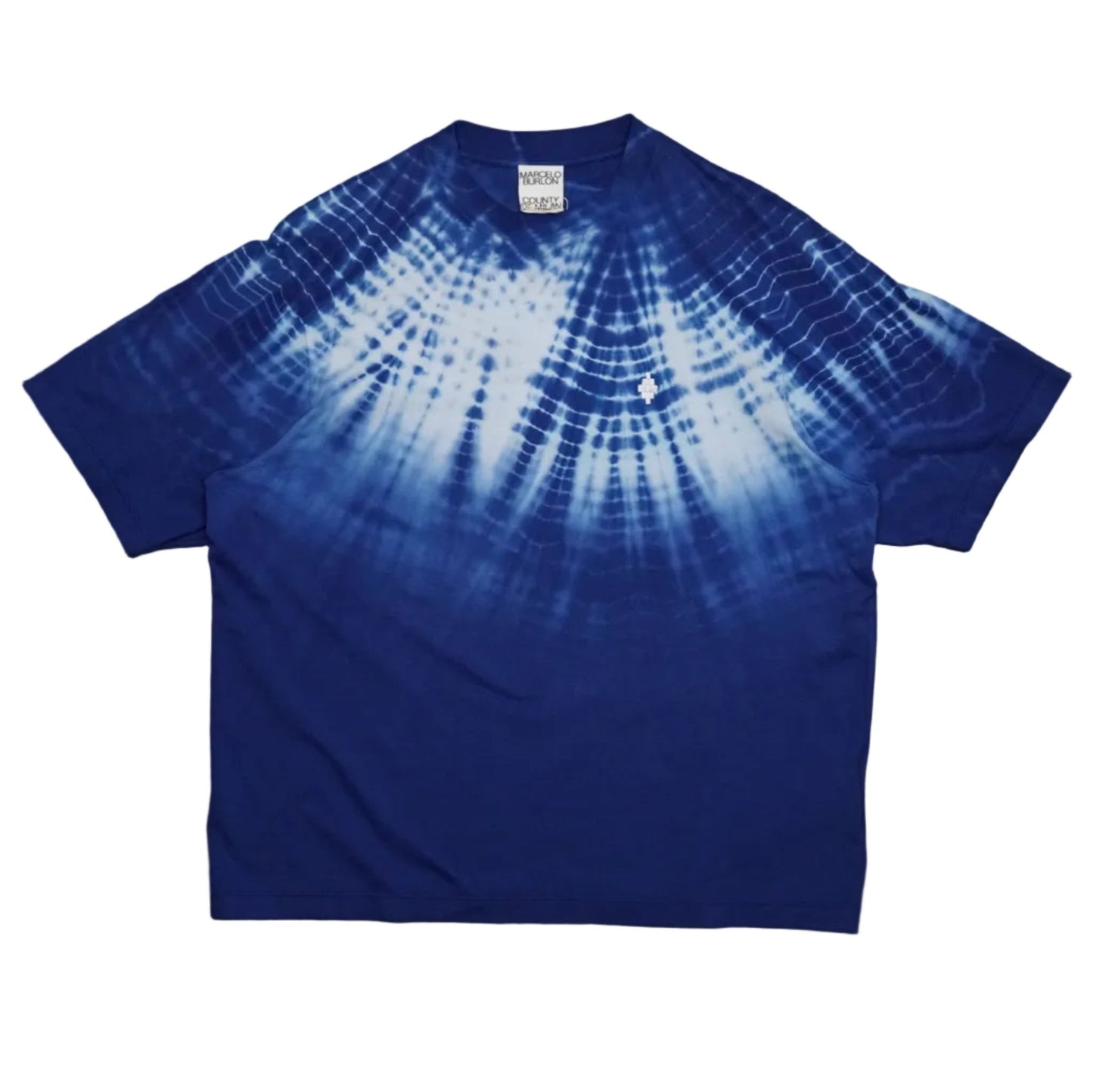 Marcelo Burlon Soundwaves Blue/White T-Shirt - Marcelo Burlon - SecondPlace