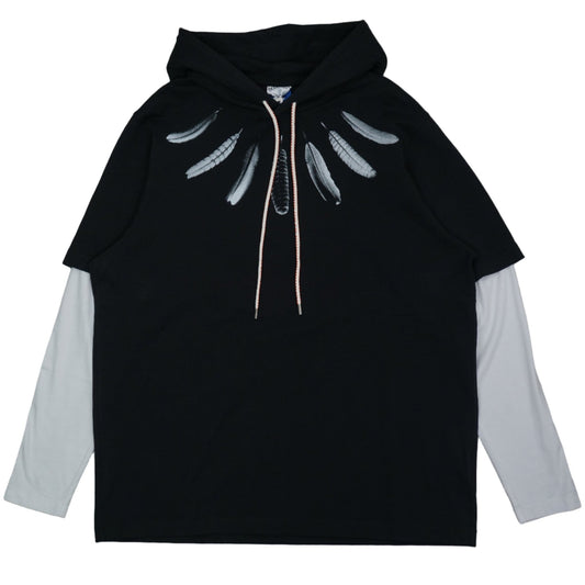 Marcelo Burlon Tempera Black T-Shirt/Longsleeve - Marcelo Burlon - SecondPlace