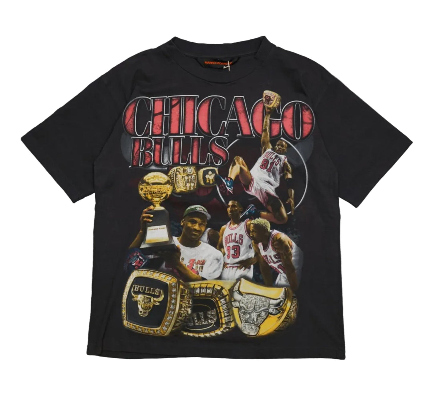 Marino Morwood Chicago Bulls Black T-Shirt - Marino Morwood - SecondPlace